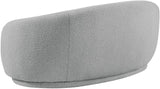 Hyde Contemporary Loveseat with Chic Rounded Back, Plush Comfort, and Stylish Modern Design