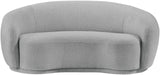 Hyde Contemporary Loveseat with Chic Rounded Back, Plush Comfort, and Stylish Modern Design