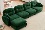 MOLLY 140" 4 Seater Sofa with 1 Ottoman