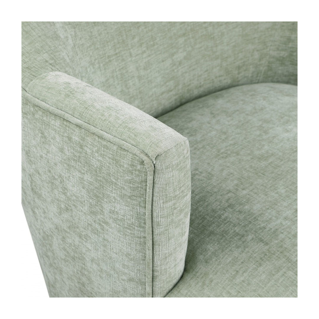 Clarita Chenille Fabric Swivel Accent Chair