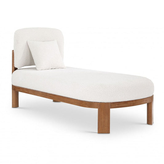 Maybourne Boucle Fabric Chaise / Bench