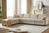 HARLOW 114" Corduroy Sofa w/ Storage
