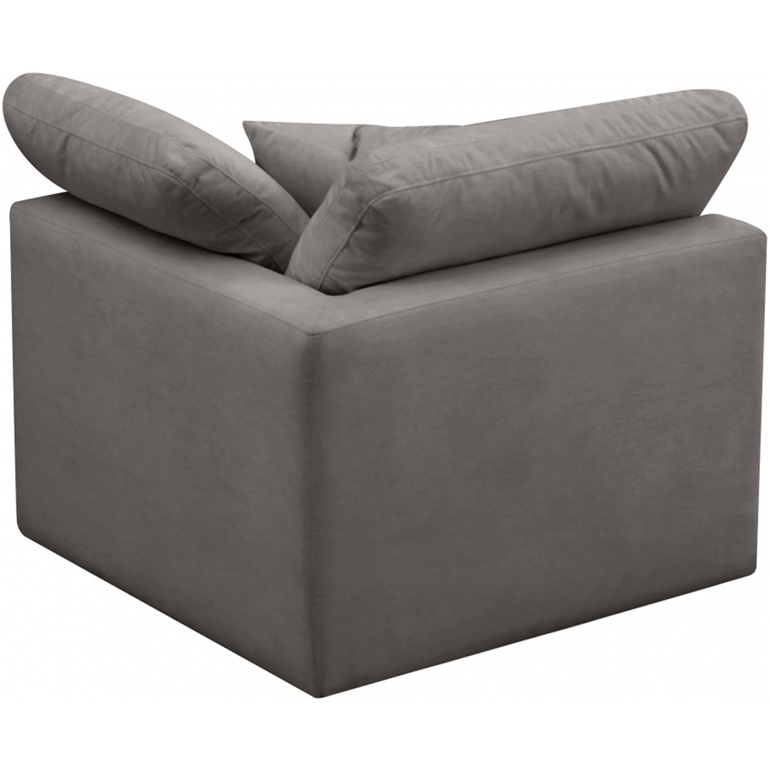 Plush Velvet Standard Comfort Modular Corner Chair