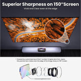 LTV-3500 Pro Plus 150'' Wall-Mount Cinematic ALR Screen Bundle