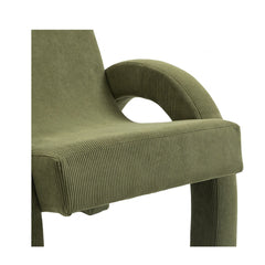 Corduroy Fabric Accent Chair