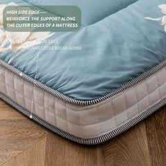 MAXYOYO Padded Japanese Floor Mattress,  Floral Printed Futon Mattress Folding Sleeping Pad