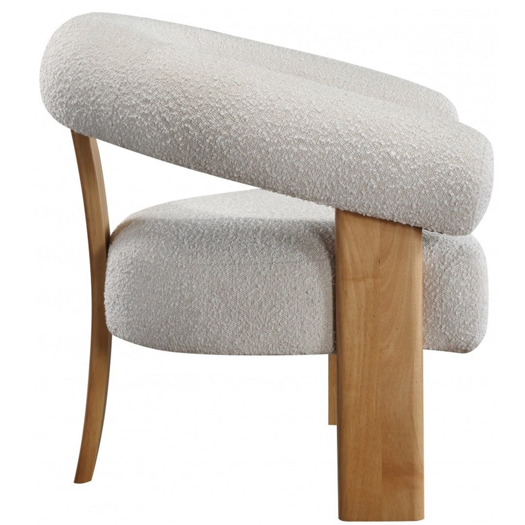 Winston Boucle Fabric Accent Chair