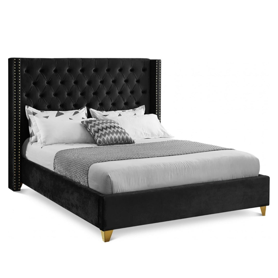 Barolo Velvet Bed