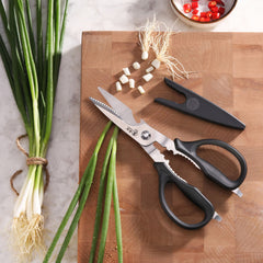 9-Inch Heavy Duty Utility Kitchen Shears with Blade Holder, 67767