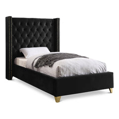 Barolo Velvet Twin Bed