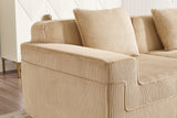 MARTHA 117" 3-Seater Sofa with 1 Ottoman