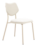 Zeal Dining Chair (Set of 4) Light Gray & Beige