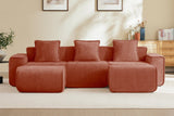 HARRISON 108" 3-Seater Sofa with 2 Ottomans