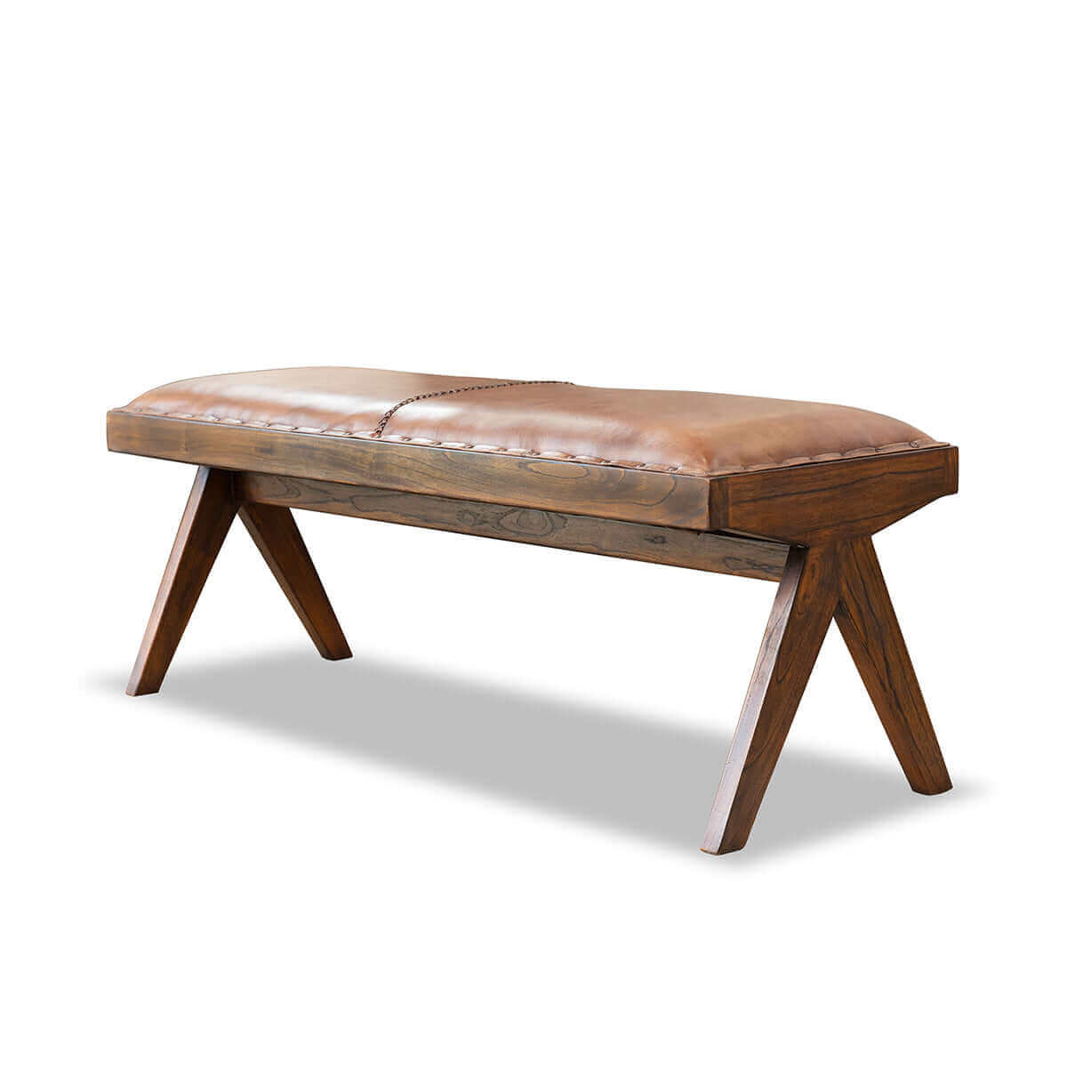 Chad Leather Bench