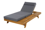 ORVA Outdoor Lounge Chaise with Headrest