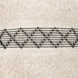 Pisco Ottoman Beige & Black