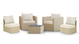 Transformer Patio Conversation Set - Modular 3 Piece to 5