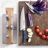 DENALI Series 7-Piece HUA Magnetic Block Set, Blue Handles, Maple, 10300835