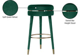 Coral Velvet Swivel Bar Stool - Elegant Contemporary Design with Durable Wood Frame & Metal Accents
