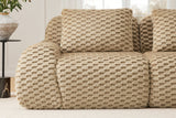 LAURENT 82" Loveseat with 1 Ottoman