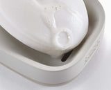 Slim™ Compact Matt Ecru Soap Dish