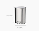 EasyStore™ Luxe 5L Stainless-steel Pedal Bin