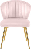 Finley Velvet Dining Chair Set of 2 - Elegant Curved Back with Gold Legs for Modern Dining Spaces