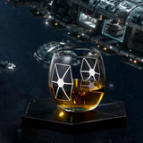 Dark Nova Interceptor Decanter Set | Handmade Glass | 17 Oz