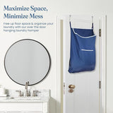 Door Hanging Laundry Bag - Navy - L