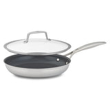 ZWILLING Energy Plus 10-inch Stainless Steel Ceramic Nonstick Fry Pan with Lid