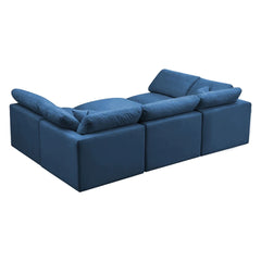 Plush Velvet Standard Comfort Modular Sectional