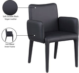 Pelle Vegan Leather Dining Chair - Stylish, Durable, and Contemporary Design for Elegant Dining Spaces