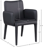 Pelle Vegan Leather Dining Chair - Stylish, Durable, and Contemporary Design for Elegant Dining Spaces