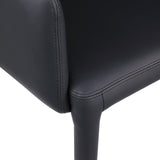 Pelle Vegan Leather Dining Chair - Stylish, Durable, and Contemporary Design for Elegant Dining Spaces