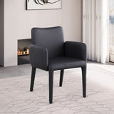 Pelle Vegan Leather Dining Chair - Stylish, Durable, and Contemporary Design for Elegant Dining Spaces