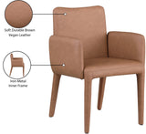 Pelle Vegan Leather Dining Chair - Stylish, Durable, and Contemporary Design for Elegant Dining Spaces