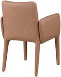 Pelle Vegan Leather Dining Chair - Stylish, Durable, and Contemporary Design for Elegant Dining Spaces