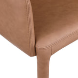 Pelle Vegan Leather Dining Chair - Stylish, Durable, and Contemporary Design for Elegant Dining Spaces
