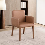 Pelle Vegan Leather Dining Chair - Stylish, Durable, and Contemporary Design for Elegant Dining Spaces