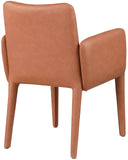 Pelle Vegan Leather Dining Chair - Stylish, Durable, and Contemporary Design for Elegant Dining Spaces