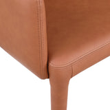 Pelle Vegan Leather Dining Chair - Stylish, Durable, and Contemporary Design for Elegant Dining Spaces