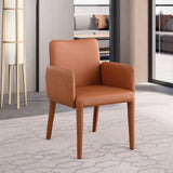 Pelle Vegan Leather Dining Chair - Stylish, Durable, and Contemporary Design for Elegant Dining Spaces