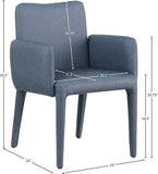 Pelle Vegan Leather Dining Chair - Stylish, Durable, and Contemporary Design for Elegant Dining Spaces