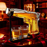 Gifts for Men Dad, 9 Oz Whiskey Gun Decanter Set