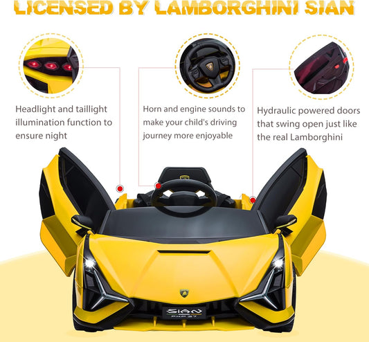 Lamborghini Sian 12V Yellow