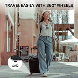 Wine Bottle Suitcase Aluminum | Holds 12 Standard 750 ML Bottles | Universal Airplane Luggage Case, TSA Approved Wheeled Bag For Professionals & Consumers, Gift For Wine Lovers, Connoisseurs (26 IN)