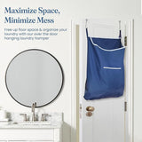 Door Hanging Laundry Bag - Navy Blue - XL