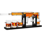 (CANADA ONLY) AR15 Whiskey Gun Decanter Set 1000 ml & 4 12oz Bullet Glasses