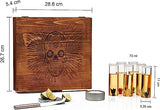 Tequila Shot Glass & Salt Gift Set for Men & Women