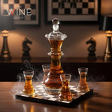 New Chess Decanter Set - Queen Chess Decanter 750ml 12